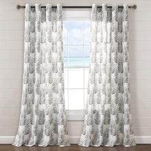 Load image into Gallery viewer, Palm Lane Window Curtain Panel Set
