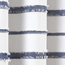 Cargar imagen en el visor de la galería, Stripe Clip Jacquard Shower Curtain
