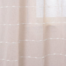 Cargar imagen en el visor de la galería, Farmhouse Textured Grommet Sheer Window Curtain Panel Set
