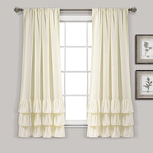 Load image into Gallery viewer, Allison Ruffle Window Curtain Panel Set
