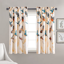 Load image into Gallery viewer, Bird Breeze Light Filtering Window Curtain Set
