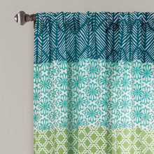 Load image into Gallery viewer, Bohemian Stripe Window Curtain Panel Set
