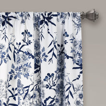 Load image into Gallery viewer, Botanical Garden Light Filtering Window Curtain Panel Set
