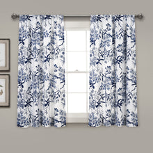 Load image into Gallery viewer, Botanical Garden Light Filtering Window Curtain Panel Set
