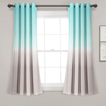 Load image into Gallery viewer, Umbre Fiesta Light Filtering Window Curtain Panel Set
