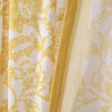 Cargar imagen en el visor de la galería, Emma Textured Jacobean Window Curtain Panel
