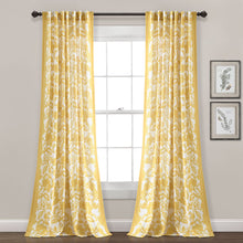 Carregar imagem no visualizador da galeria, Emma Textured Jacobean Window Curtain Panel
