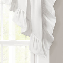 Load image into Gallery viewer, Faux Linen Ruffle Kitchen Swags Set
