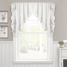 Load image into Gallery viewer, Faux Linen Ruffle Kitchen Swags Set
