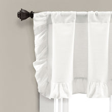 Cargar imagen en el visor de la galería, Faux Linen Ruffle Valance
