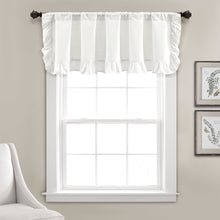 Load image into Gallery viewer, Faux Linen Ruffle Valance
