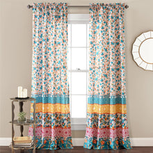 Load image into Gallery viewer, Emily Boho Stripe Window Curtain Panel Set
