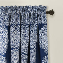 Carregar imagem no visualizador da galeria, Stripe Medallion Light Filtering Window Curtain Set
