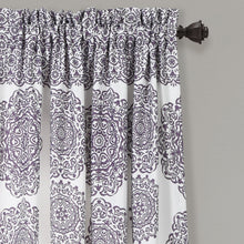 Load image into Gallery viewer, Stripe Medallion Light Filtering Window Curtain Set
