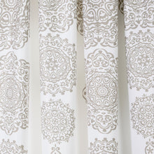 Carregar imagem no visualizador da galeria, Stripe Medallion Light Filtering Window Curtain Set
