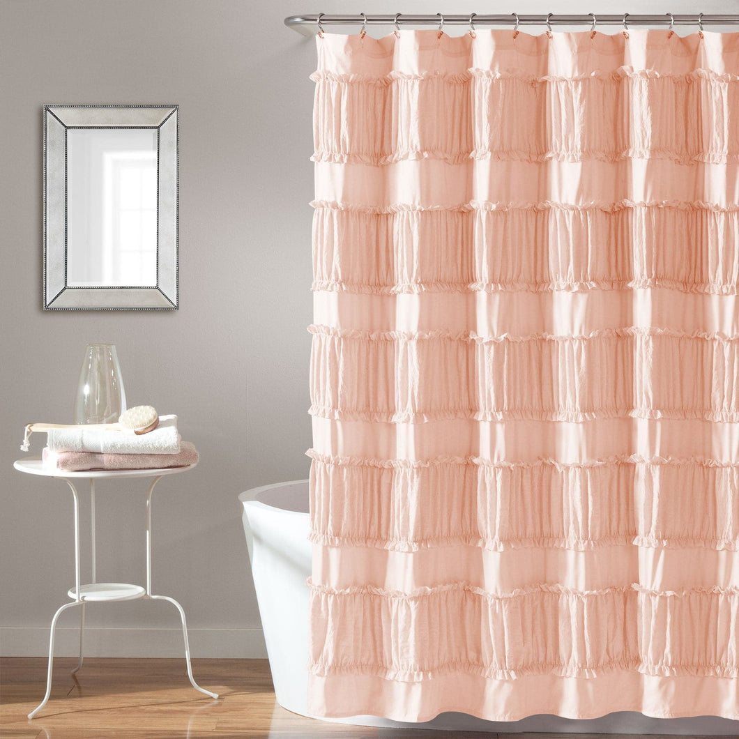 Nova Ruffle Shower Curtain