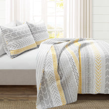 Load image into Gallery viewer, Hygge Geo Quilt 3 Piece Set
