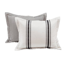 Load image into Gallery viewer, Farmhouse Stripe Reversible Comforter Set
