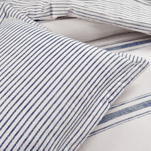 Cargar imagen en el visor de la galería, Farmhouse Stripe 100% Cotton Duvet Cover Set
