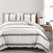 Carregar imagem no visualizador da galeria, Farmhouse Stripe 100% Cotton Duvet Cover Set
