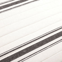 Cargar imagen en el visor de la galería, Farmhouse Stripe Reversible Cotton Quilt Set
