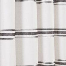 Cargar imagen en el visor de la galería, Farmhouse Stripe 100% Cotton Shower Curtain
