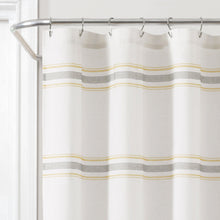 Load image into Gallery viewer, Farmhouse Stripe 100% Cotton Shower Curtain
