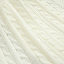 Carregar imagem no visualizador da galeria, Cable Soft Knitted Blanket/Coverlet
