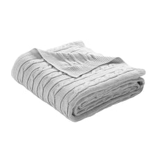 Carregar imagem no visualizador da galeria, Cable Soft Knitted Throw
