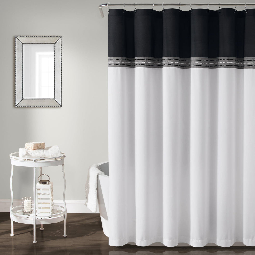 Terra Embroidery Shower Curtain