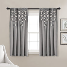 Cargar imagen en el visor de la galería, Boho Pom Pom Tassel Faux Linen Window Curtain Panel
