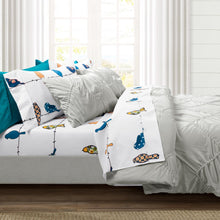 Cargar imagen en el visor de la galería, Ruched Chevron Comforter Set
