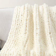 Load image into Gallery viewer, Hygge Ultra Soft Chenille Chunky Knit Throw
