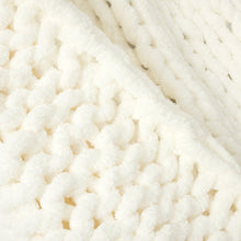 Cargar imagen en el visor de la galería, Hygge Ultra Soft Chenille Chunky Knit Throw
