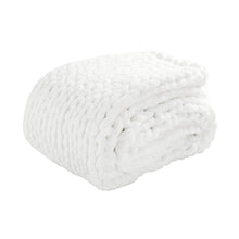 Cargar imagen en el visor de la galería, Hygge Ultra Soft Chenille Chunky Knit Throw
