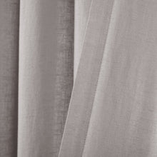 Load image into Gallery viewer, Belgian Flax Prewashed Linen Rich Cotton Blend Window Curtain Panel
