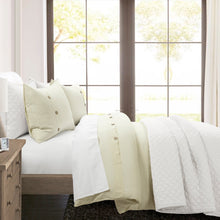 Cargar imagen en el visor de la galería, Belgian Flax Linen Rich Cotton Blend Duvet Cover 3 Piece Set
