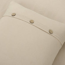 Cargar imagen en el visor de la galería, Belgian Flax Linen Rich Cotton Blend Duvet Cover 3 Piece Set
