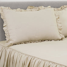 Cargar imagen en el visor de la galería, Belgian Flax Linen Rich Cotton Blend Bedspread 3 Piece Set
