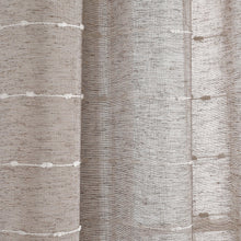 Carregar imagem no visualizador da galeria, Farmhouse Textured Grommet Sheer Window Curtain Panel Set
