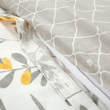 Carregar imagem no visualizador da galeria, Aprile Reversible Cotton Duvet Cover 3 Piece Set
