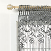 Carregar imagem no visualizador da galeria, Boho Macrame Leaf Cotton Valance
