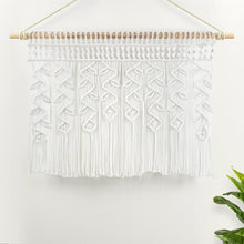 Load image into Gallery viewer, Boho Macrame Leaf Cotton Valance
