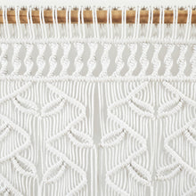 Load image into Gallery viewer, Boho Macrame Leaf Cotton Valance
