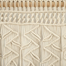 Load image into Gallery viewer, Boho Macrame Leaf Cotton Valance
