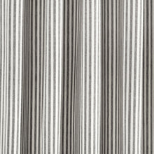 Cargar imagen en el visor de la galería, Farmhouse Vintage Stripe Recycled Cotton Blend Window Curtain Panel Set
