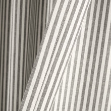 Cargar imagen en el visor de la galería, Farmhouse Vintage Stripe Recycled Cotton Blend Window Curtain Panel Set
