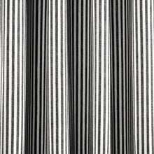 Cargar imagen en el visor de la galería, Farmhouse Vintage Stripe Recycled Cotton Blend Window Curtain Panel Set
