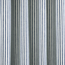 Cargar imagen en el visor de la galería, Farmhouse Vintage Stripe Recycled Cotton Blend Window Curtain Panel Set
