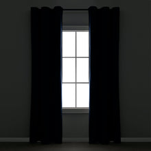 Load image into Gallery viewer, Insulated Grommet Blackout Faux Linen Window Curtain Panel
